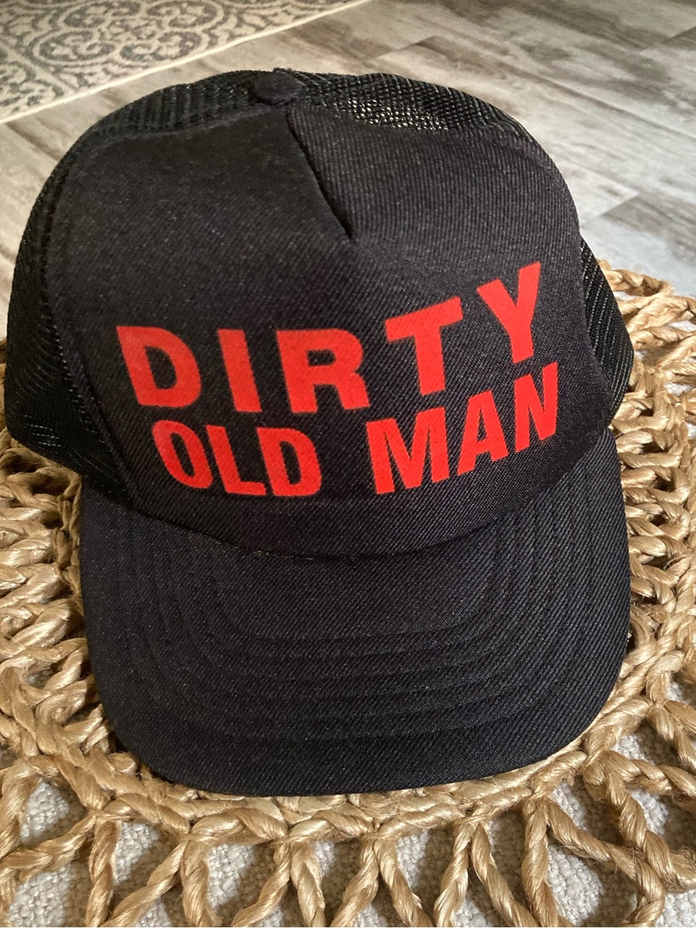 Vintage 70s/80s Papel "Dirty Old Man" Trucker Hat - Rare N. Hollywood CA